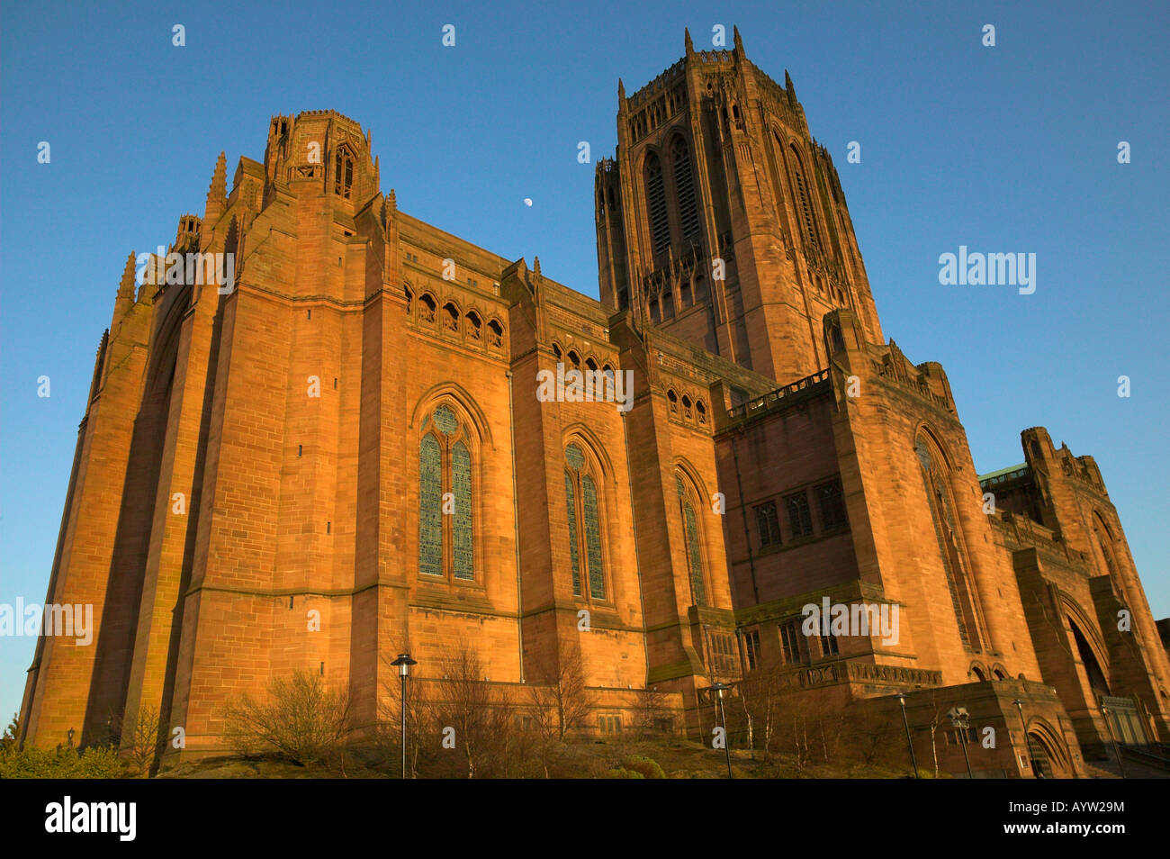 La cathédrale de Liverpool, capitale de la culture 2008 Banque D'Images