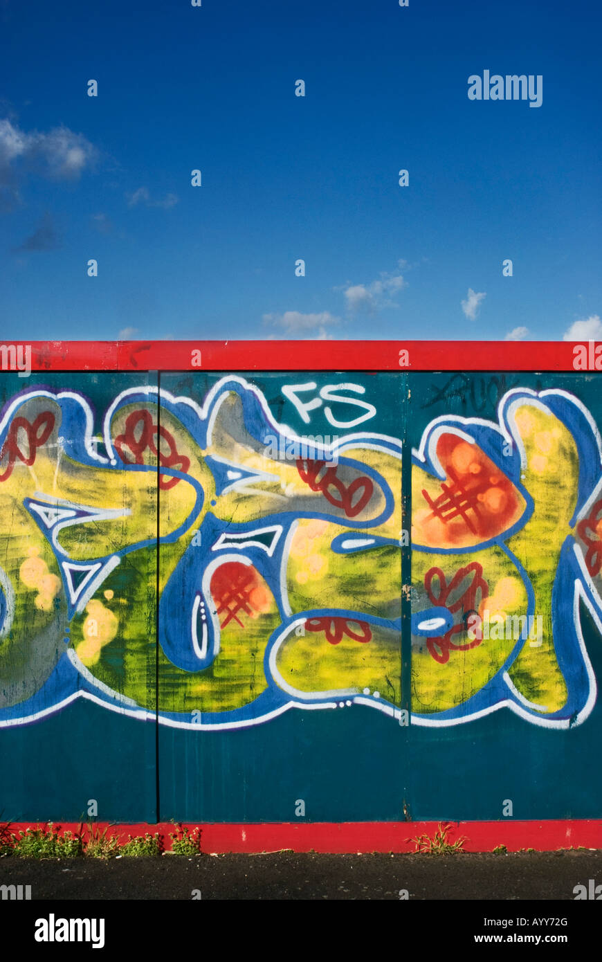Les graffitis, London, UK Banque D'Images