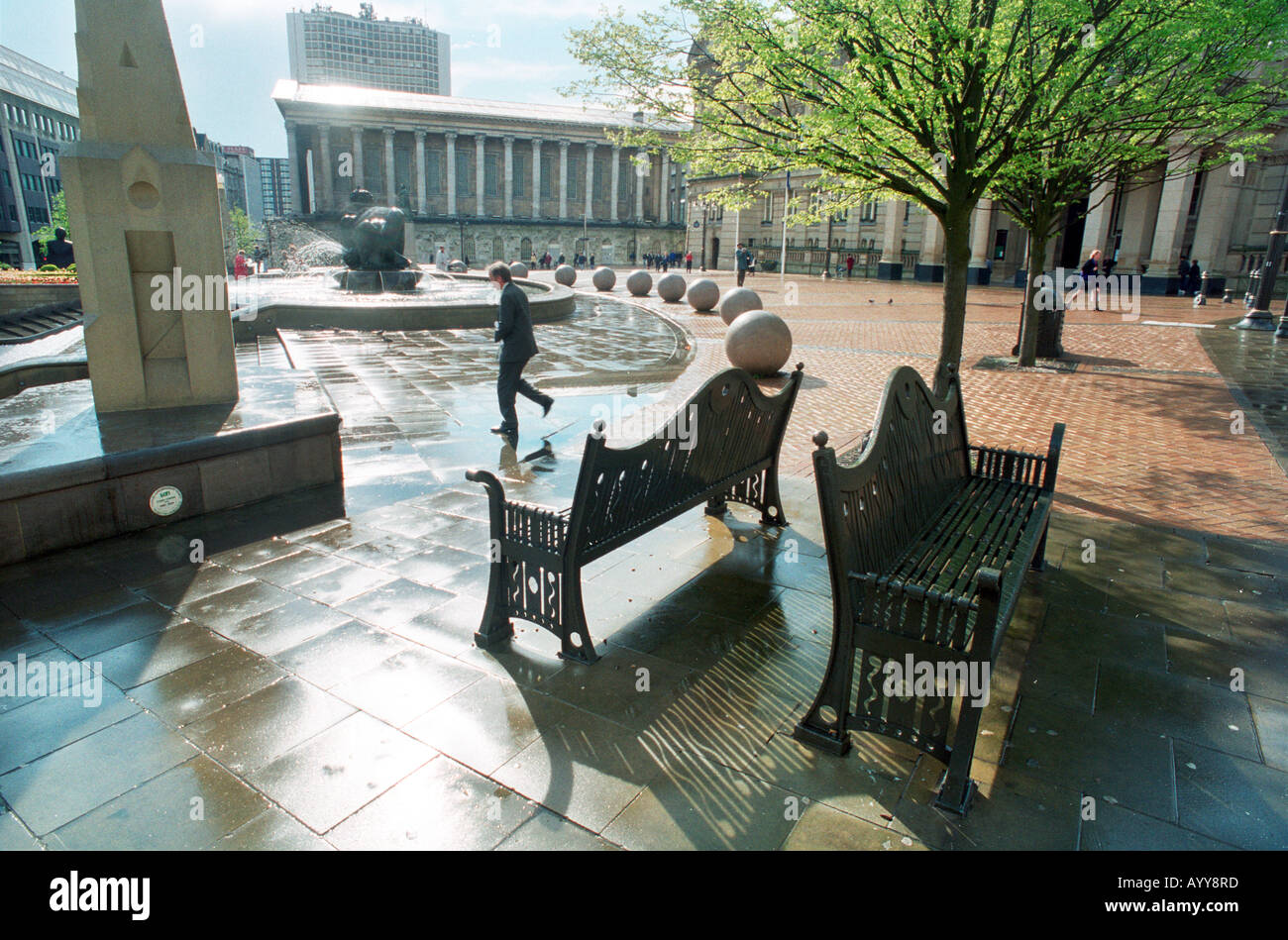 La Place Victoria à Birmingham UK Banque D'Images