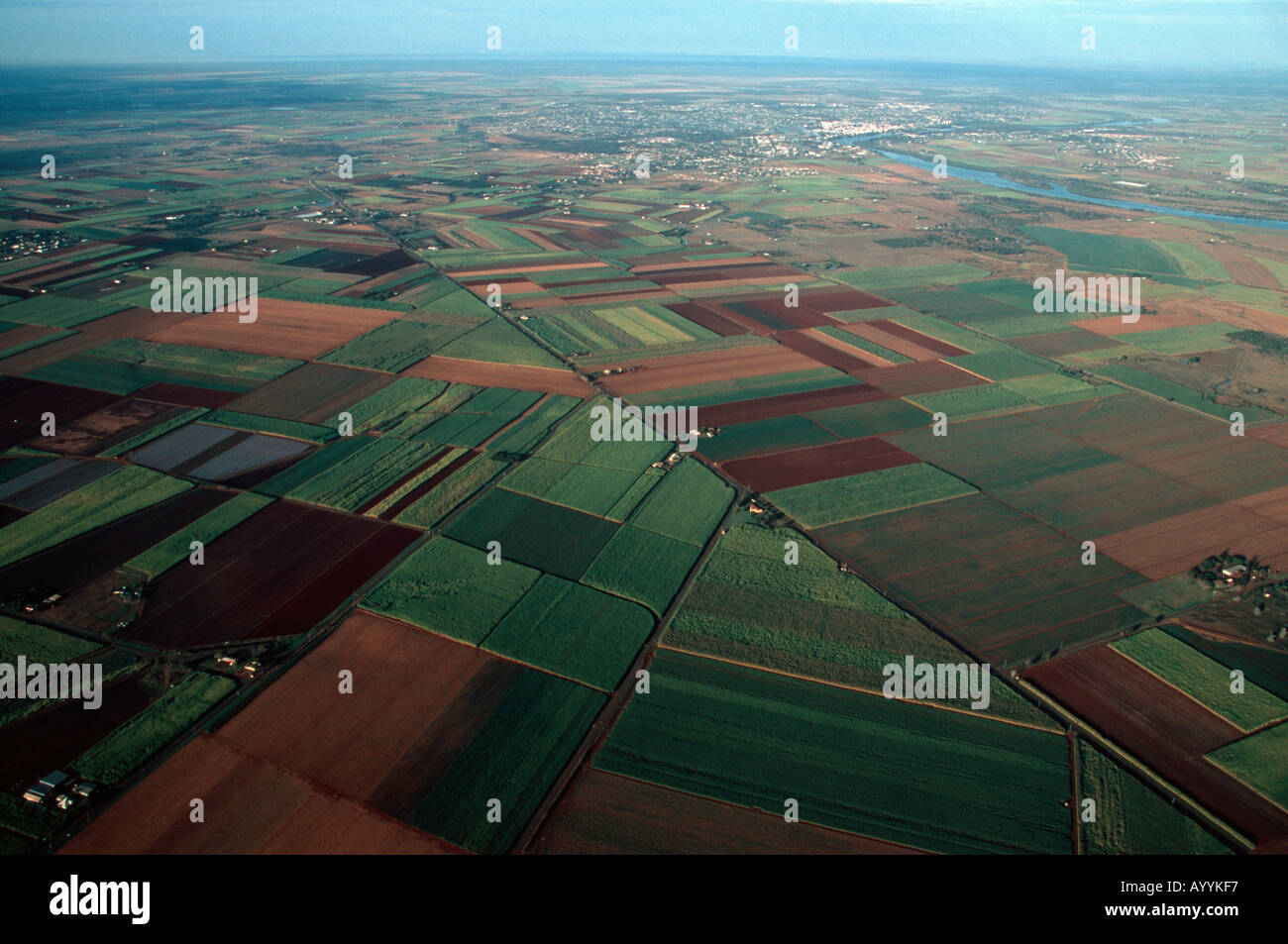 Des Plaines de la rivière Burnett Banque D'Images