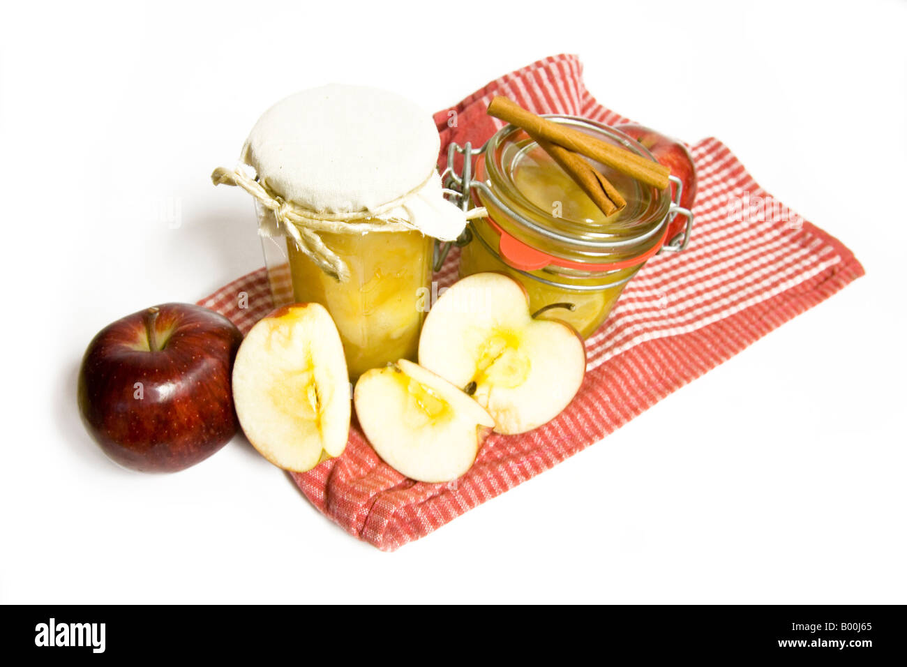 compote de pommes Banque D'Images