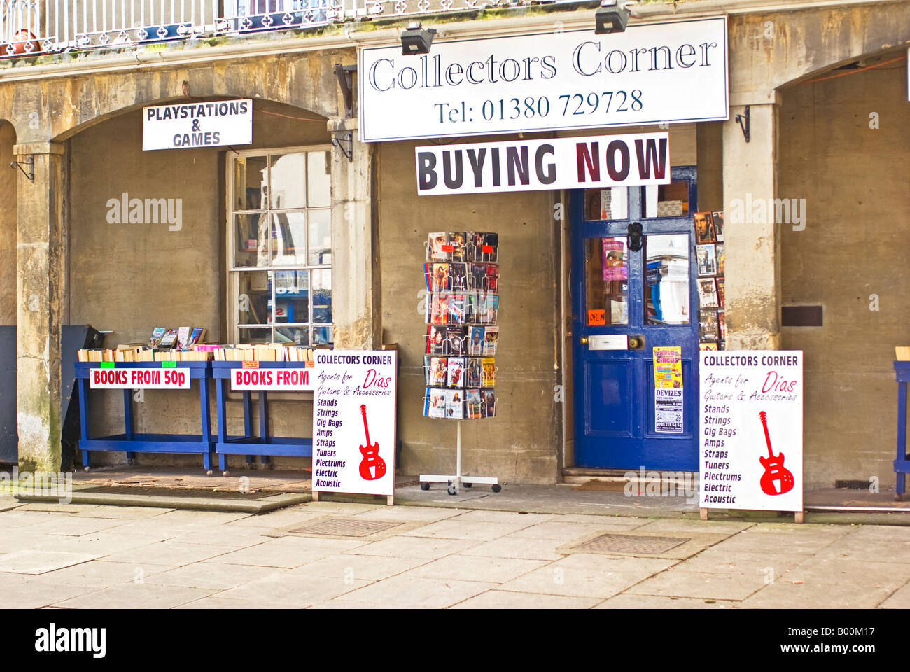 Coin Collectionneurs de magasin de détail à Devizes Wiltshire England UK UE Banque D'Images