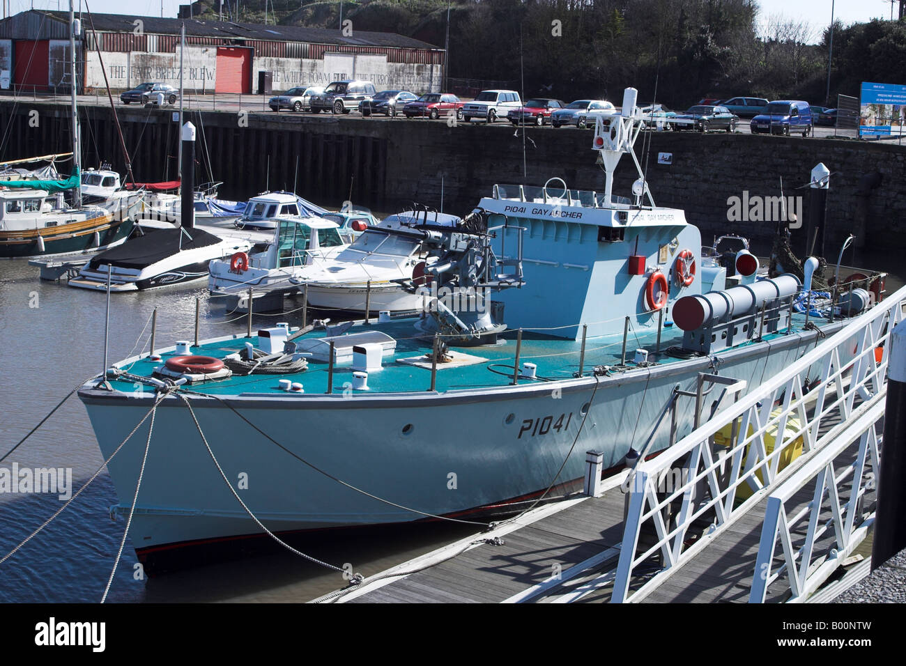 Motor torpedo boat Gay-Archer. Watchet. Le Somerset. Banque D'Images