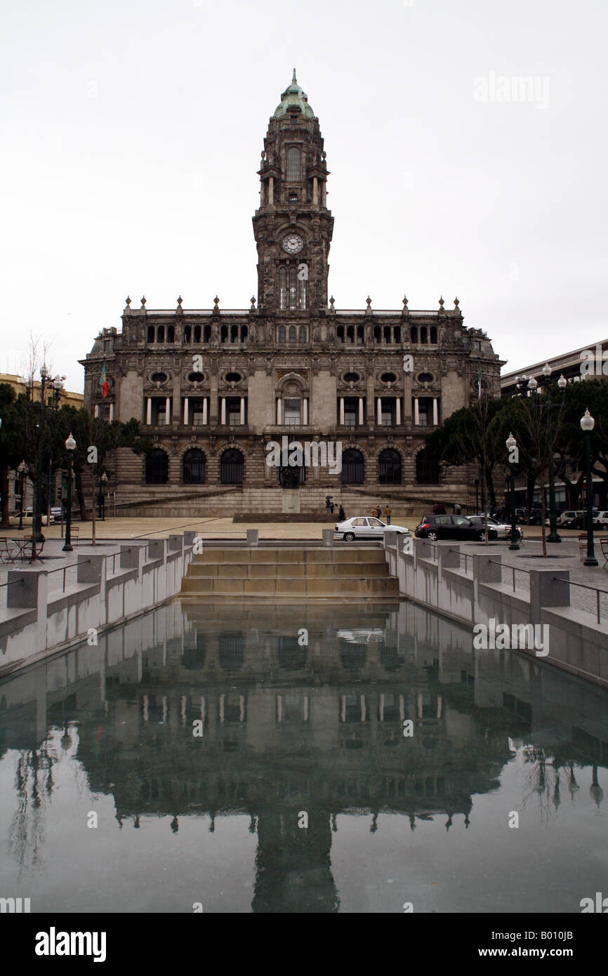 Hôtel de ville, Porto, Portugal Banque D'Images