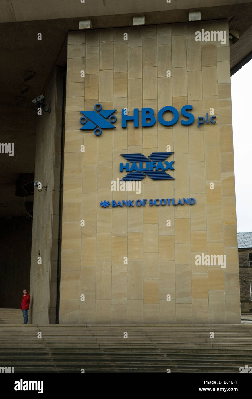 Ac de Halifax Bank of Scotland Britains plus grand prêteur hypothécaire Banque D'Images