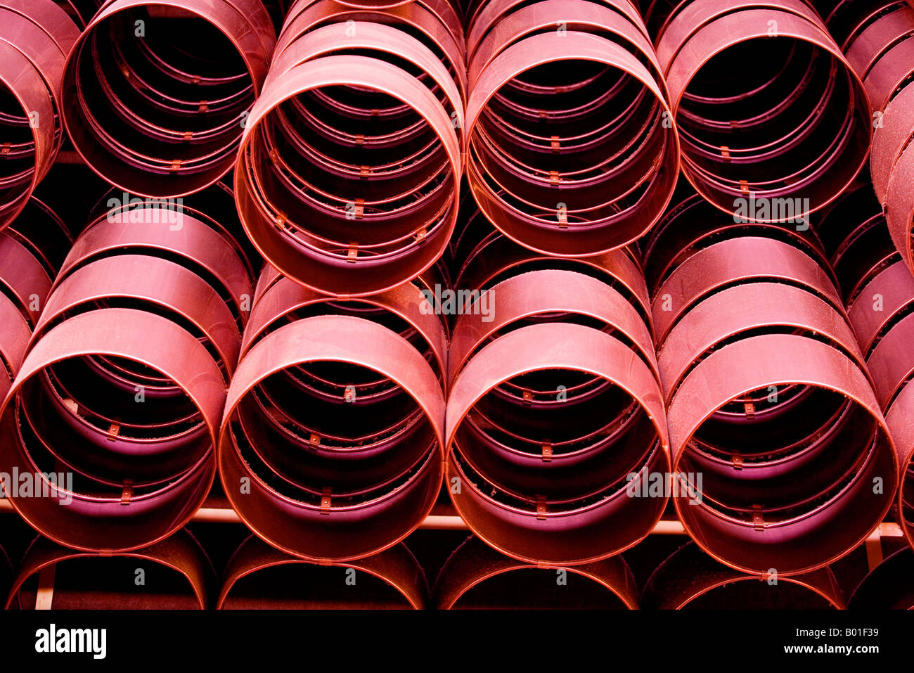 Détail du plafond à l'aéroport, Moscou, Russie Banque D'Images