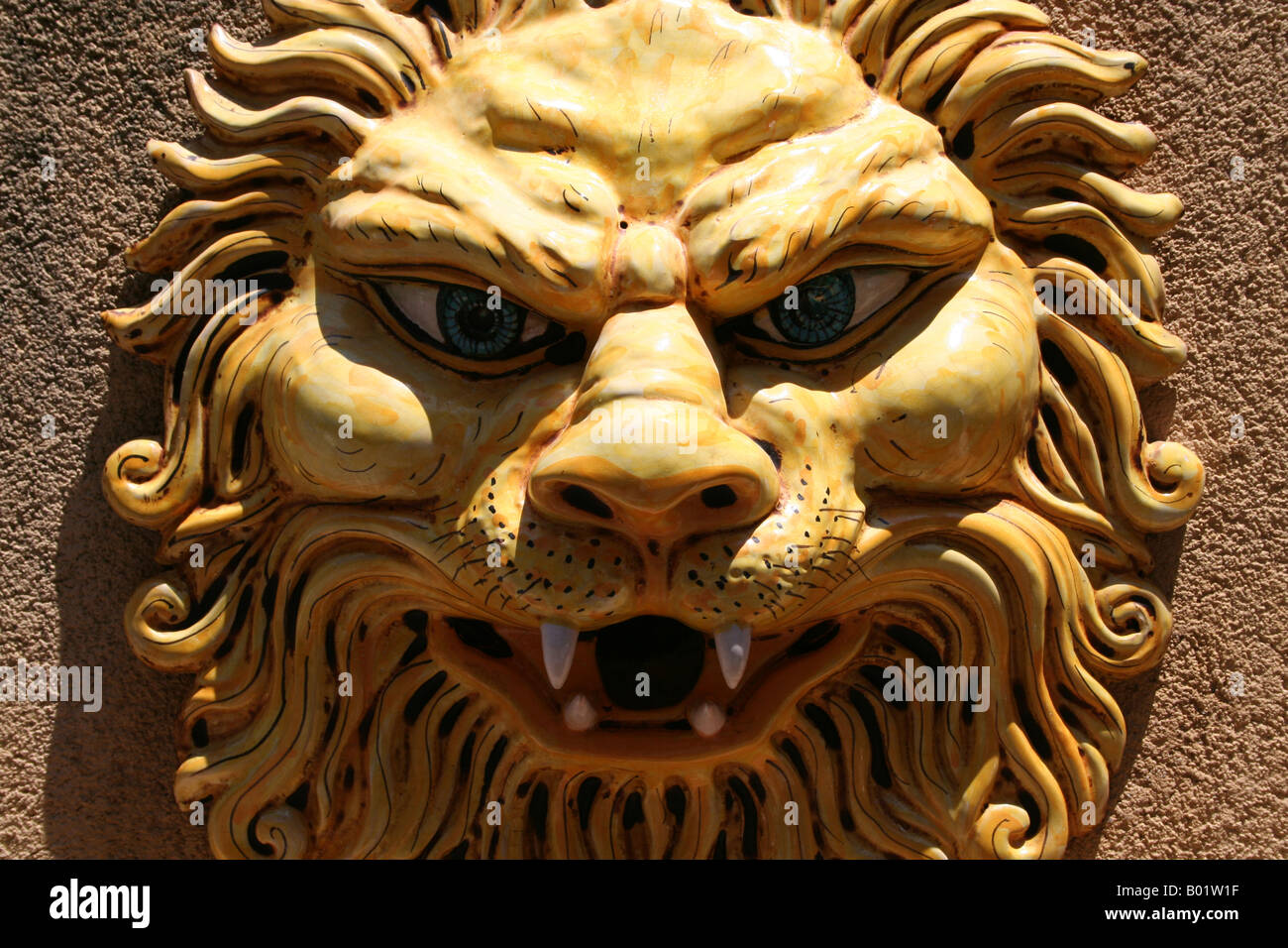 Lions Head, Taormina, Sicile, Italie Banque D'Images