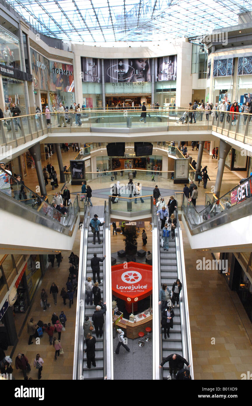 Le centre commercial Bullring Centre à Birmingham Banque D'Images