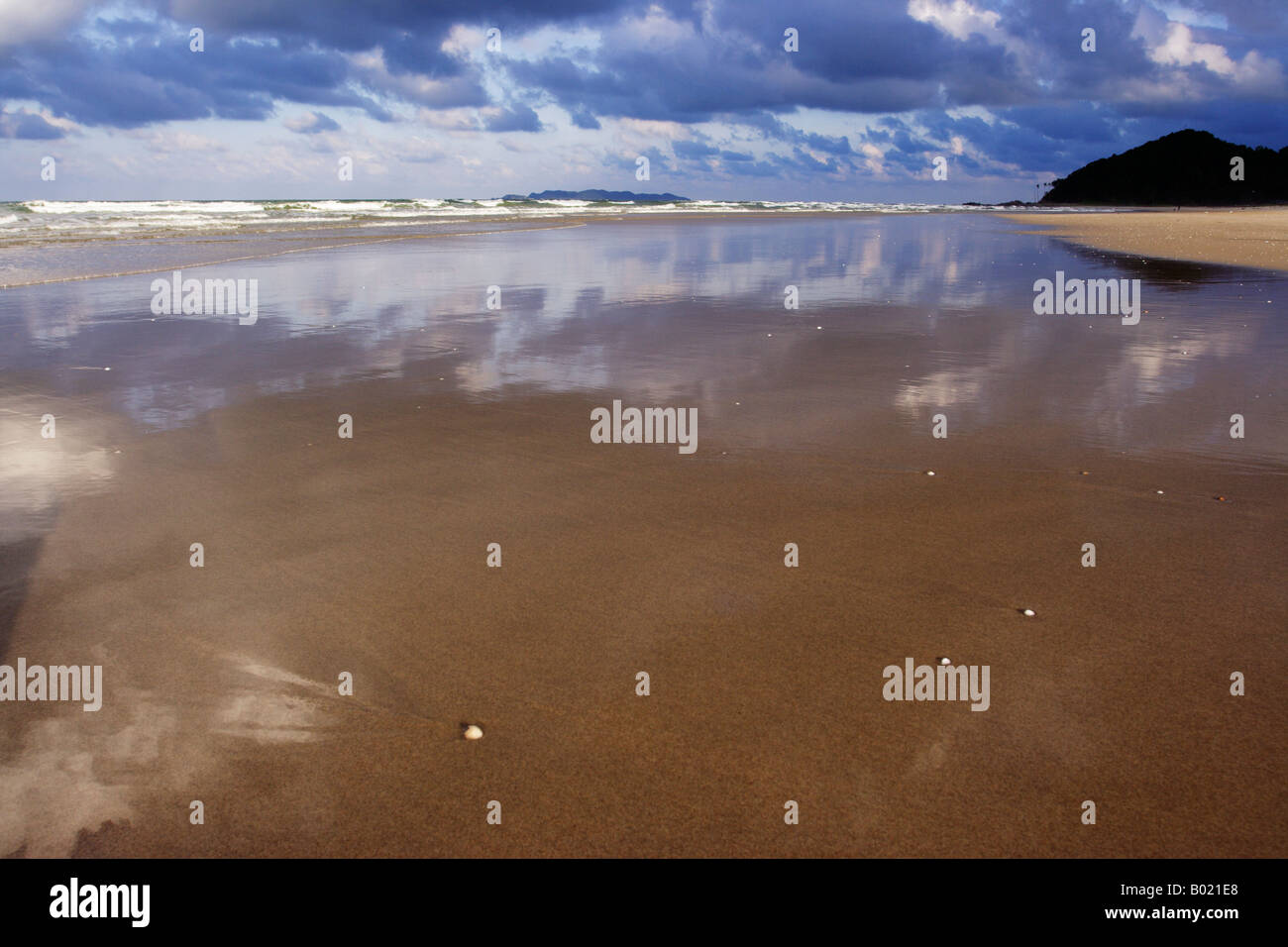 Chendering beach à Terengganu, Malaisie Banque D'Images