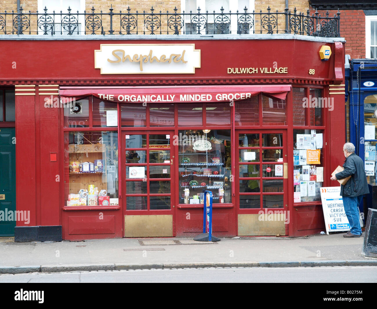 Shepard's Foods, 88 76200 Village London England Banque D'Images