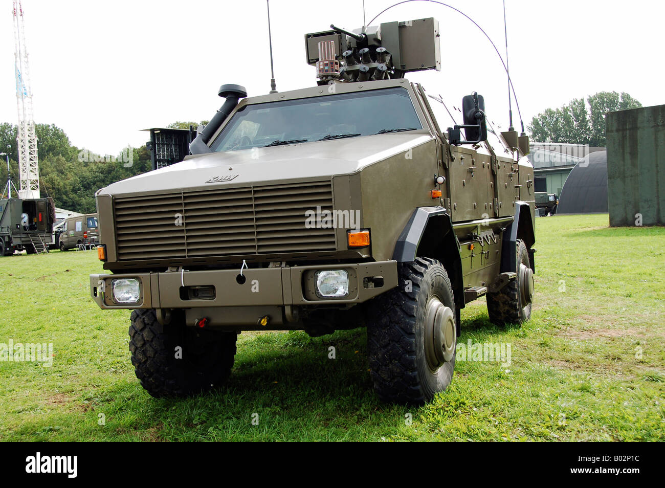 Dingo II véhicule de l'armée belge. Banque D'Images