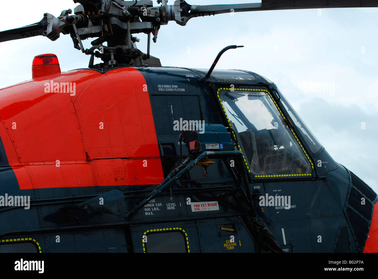 Un hélicoptère Sikorsky HSS-1 Seabat de la Force Aérienne Belge utilisé pour la formation d'hélicoptère. Banque D'Images