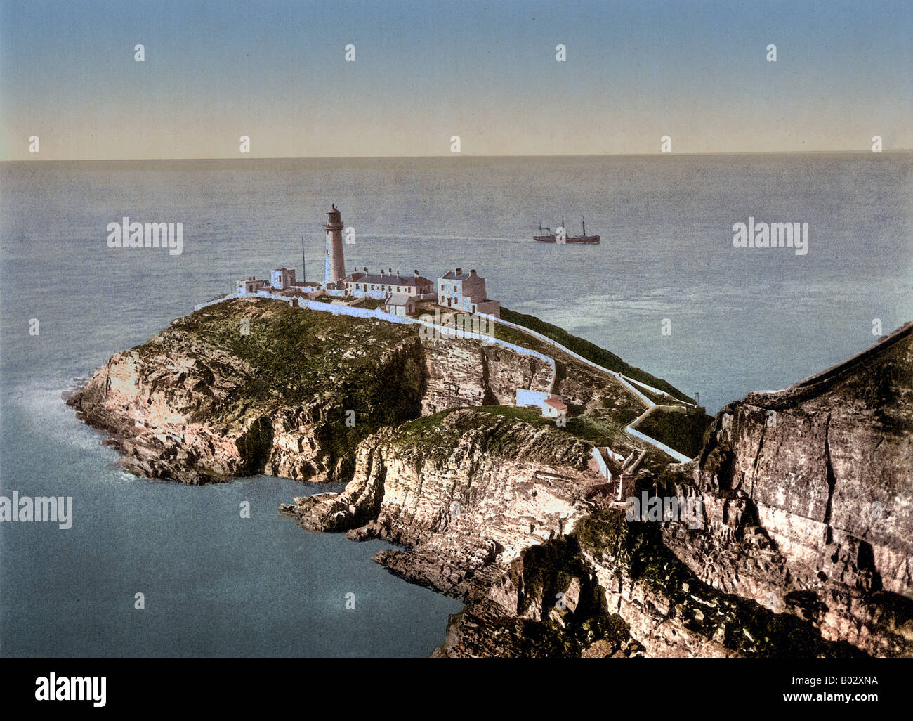 Phare de South Stack, Holyhead Anglesey au nord du Pays de Galles Banque D'Images