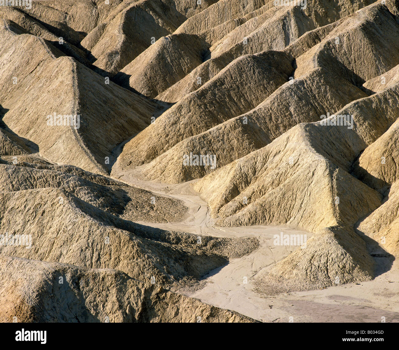 Zabriskie Point, National Park, Death Valley, Californie, USA Banque D'Images