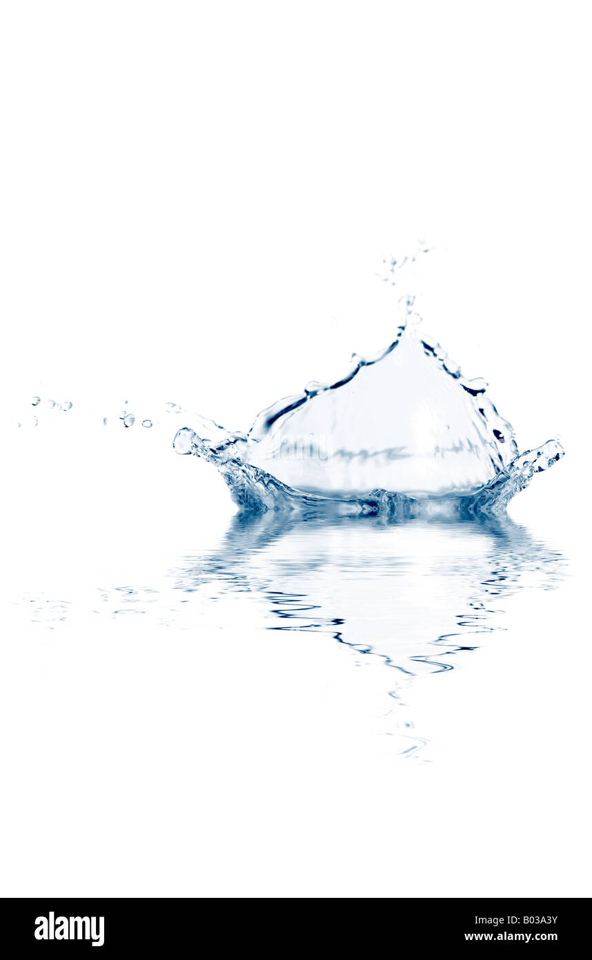 Un peu d'eau est la projection de l'utiliser pour des concepts Banque D'Images