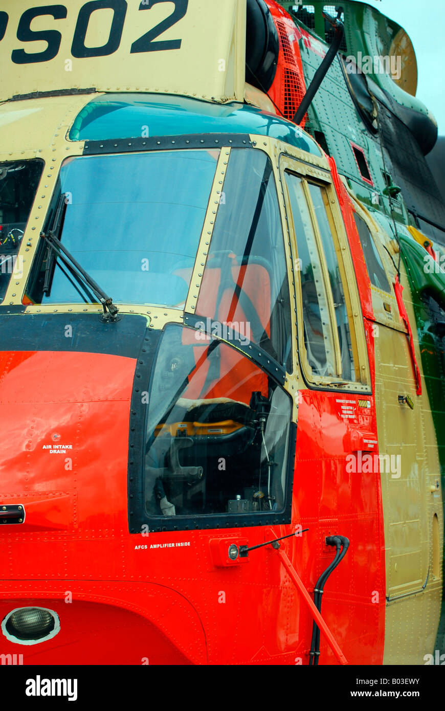 L'hélicoptère Sea King utilisés par la Force Aérienne Belge. Banque D'Images