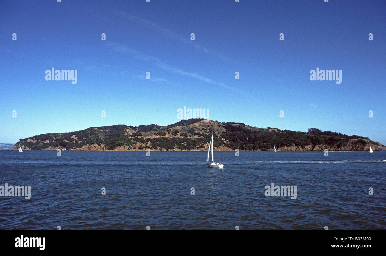 Angel Island State Park dans la baie de San Francisco Californie Banque D'Images