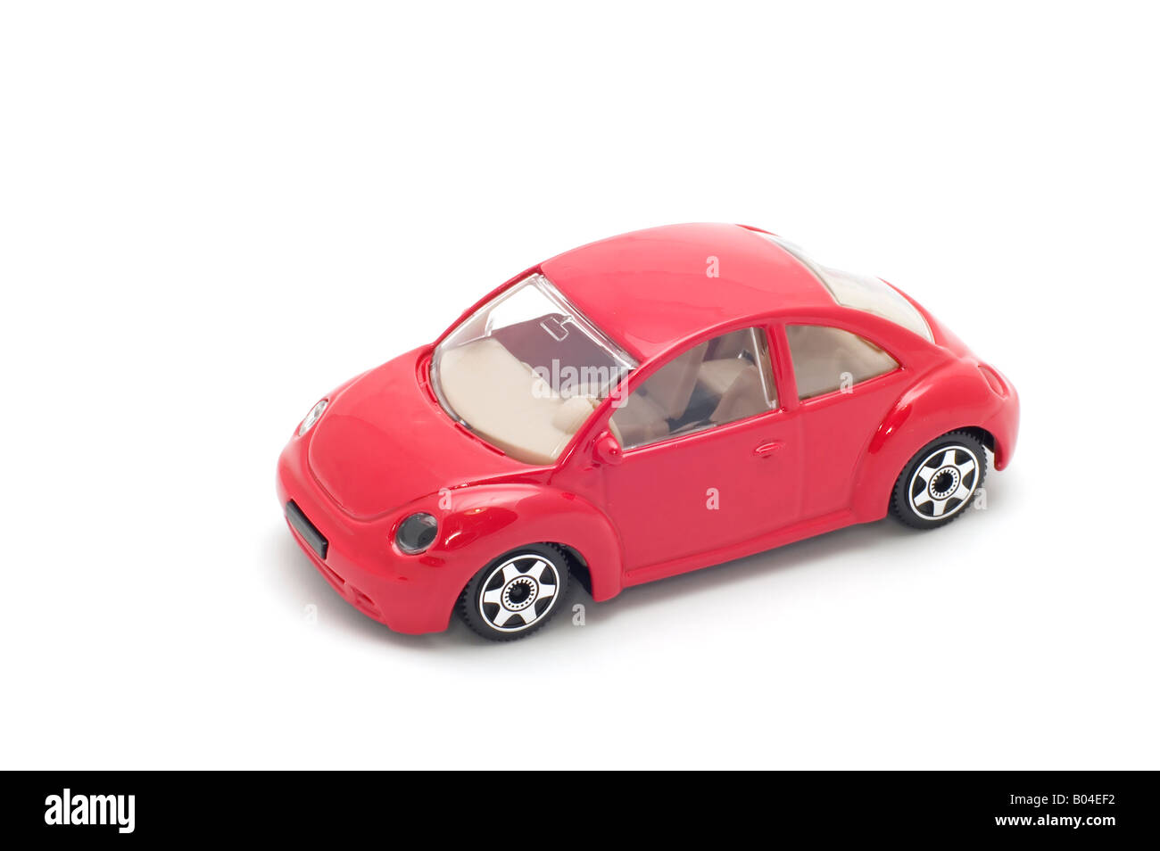 Objet série sur blanc modèle petite voiture Banque D'Images