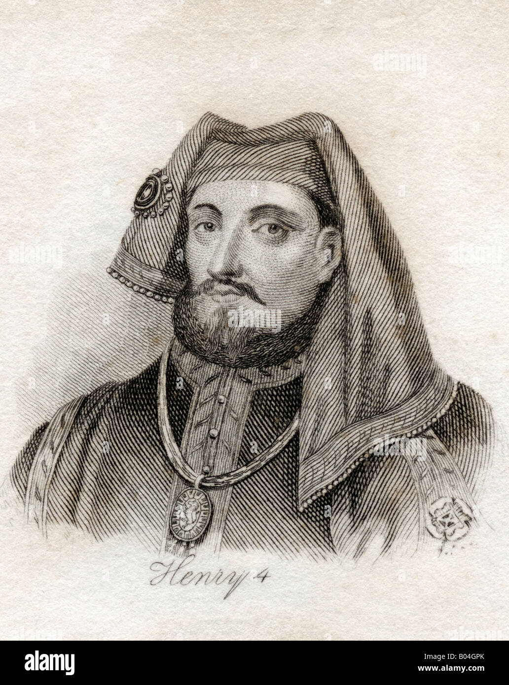 Henry IV, 1367 – 1413, alias Henry Bolingbroke. Roi d'Angleterre et Seigneur d'Irlande Banque D'Images
