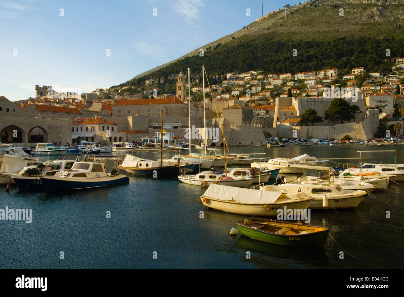 Vieux Port de Dubrovnik Croatie Europe Banque D'Images