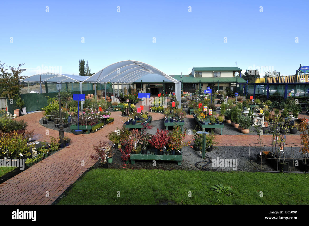 L'automne l'affichage à l'Ashburton Garden Centre ile sud Nouvelle Zelande Banque D'Images