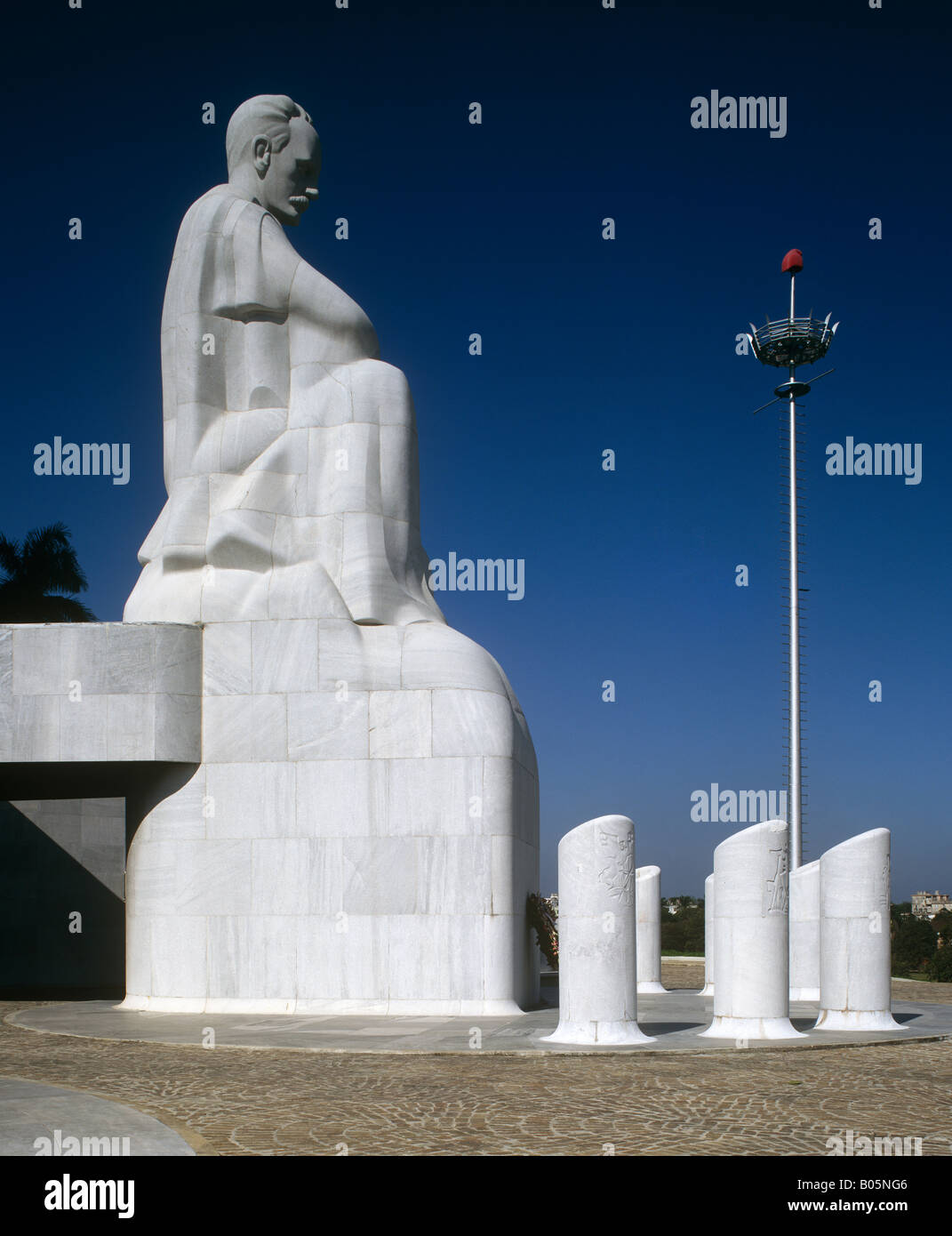Jose Marti, Monument Plaza Revolucion, La Havane, Cuba Banque D'Images
