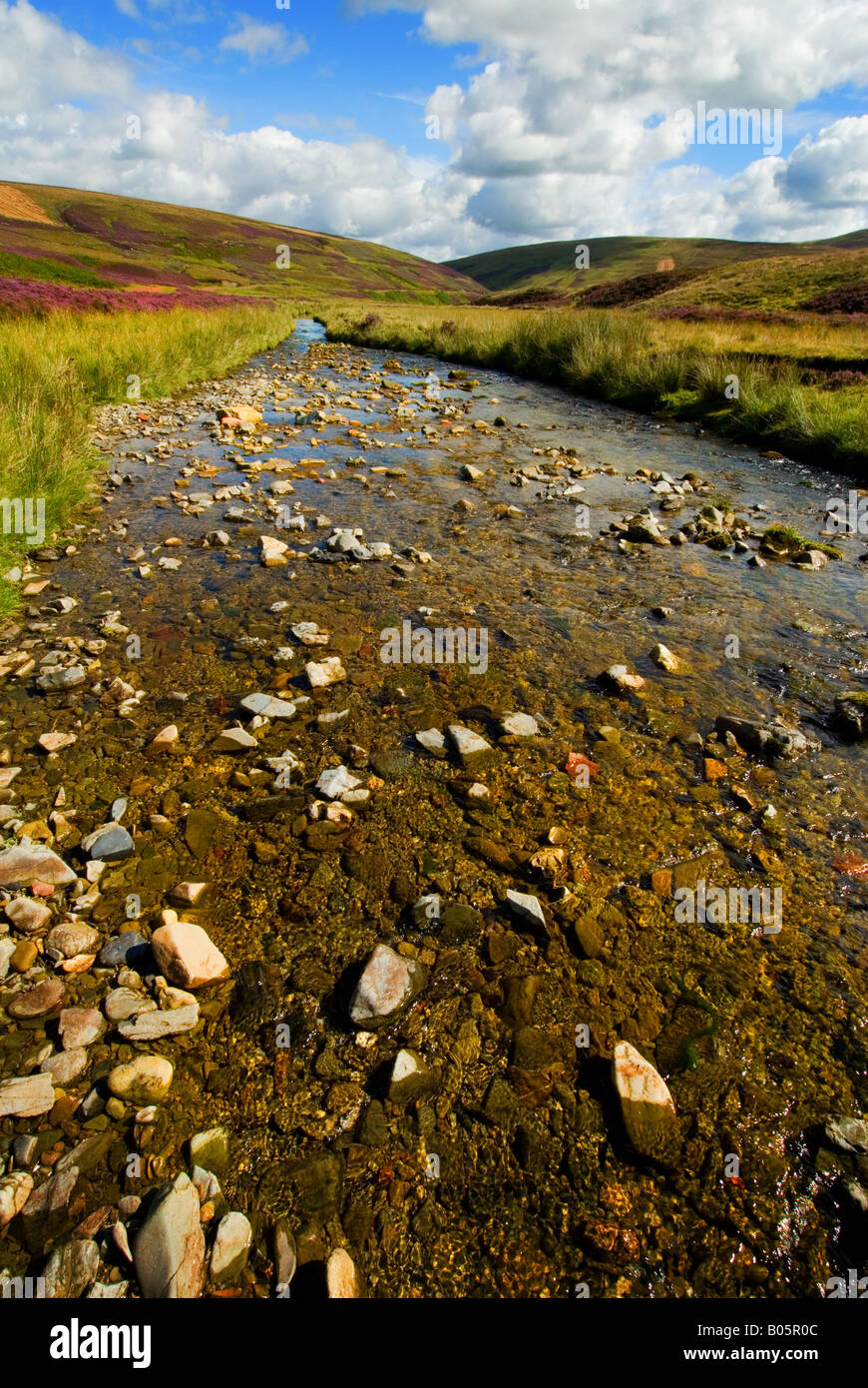 L'eau près de Elvan Leadhills dans South Lanarkshire Banque D'Images