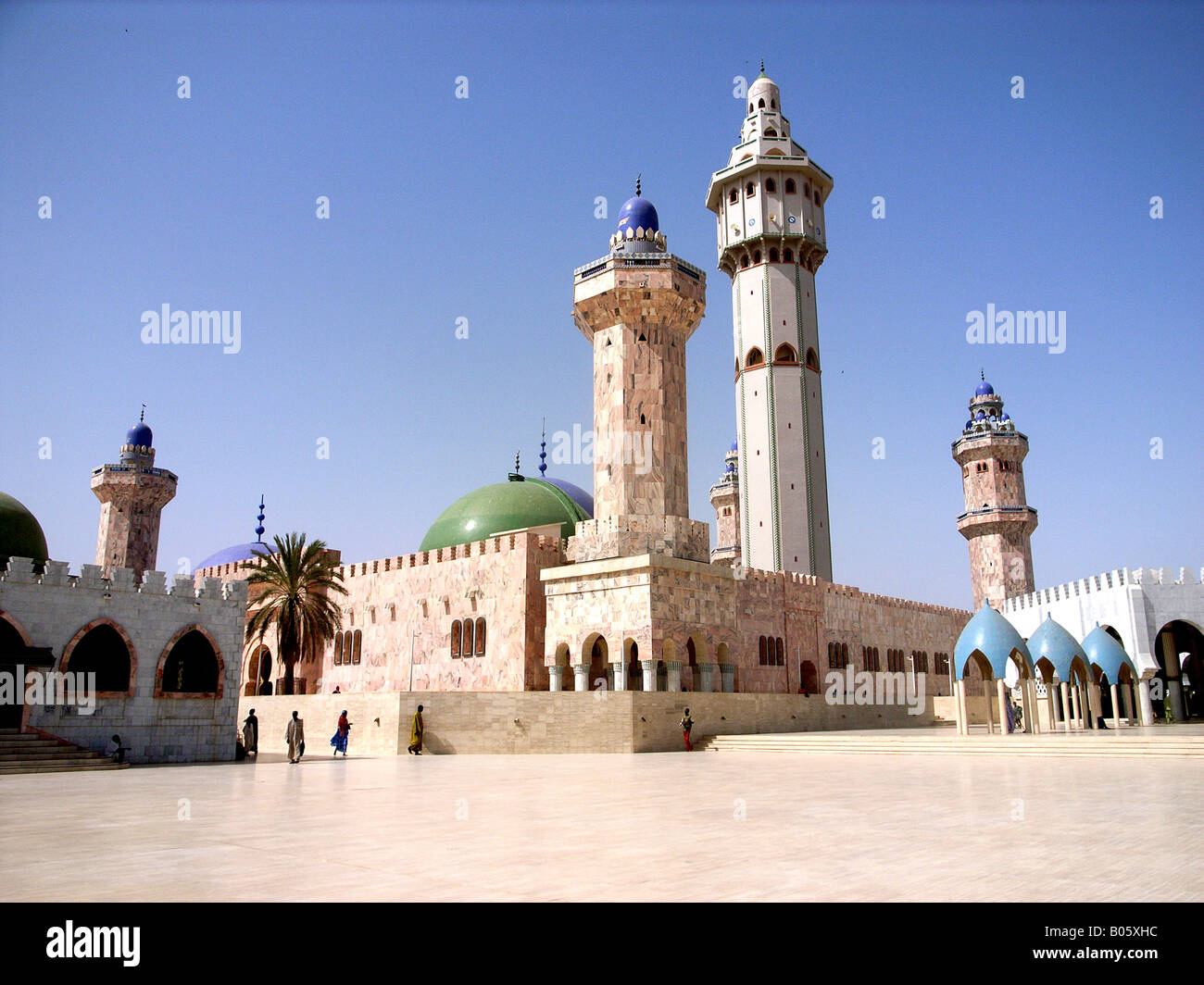 La Grande Mosquée, Touba, au Sénégal, en Afrique de l'Ouest Banque D'Images
