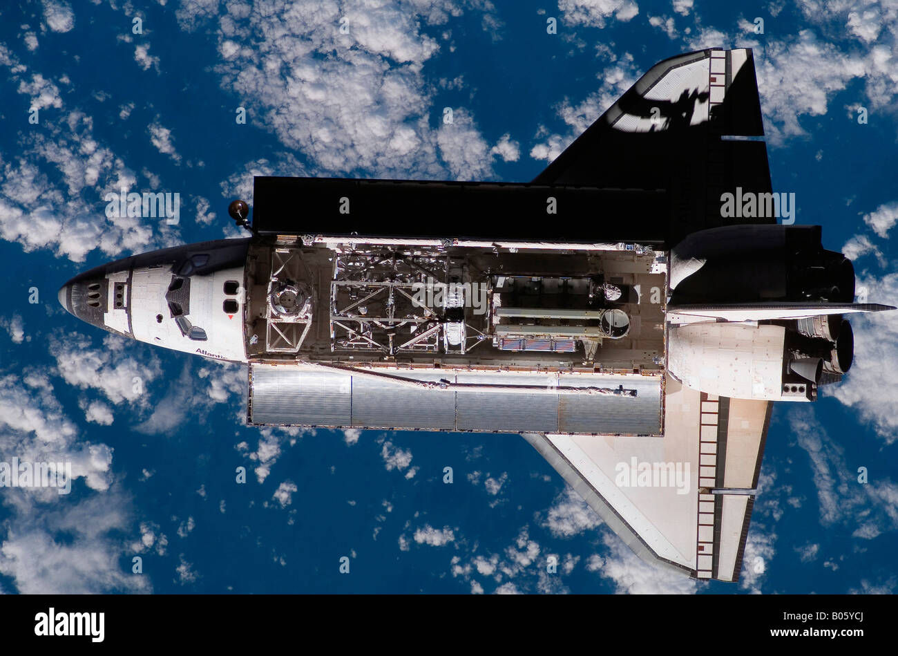 La navette spatiale Atlantis Banque D'Images