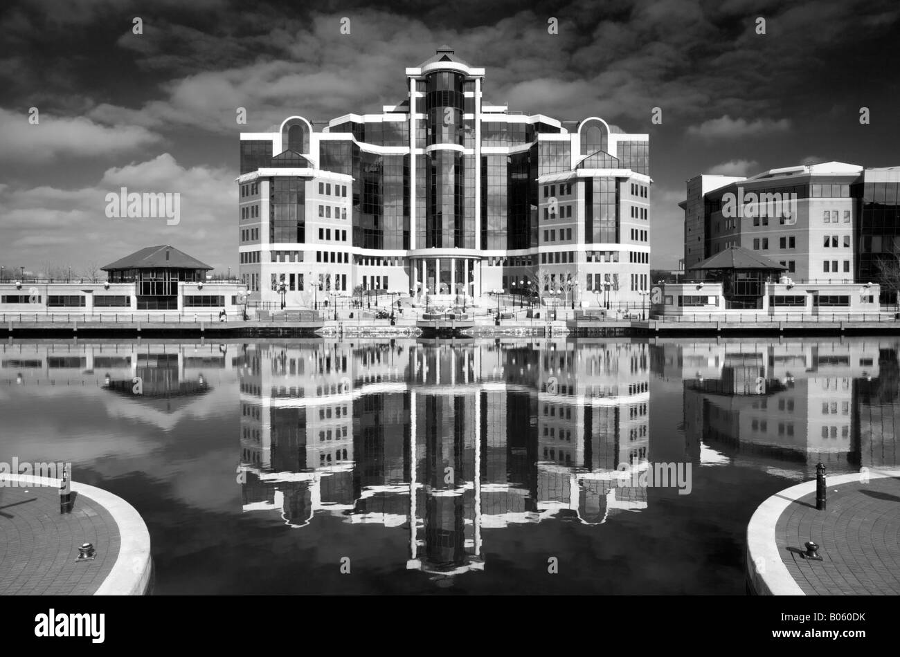 Victoria Building Manchester Salford Quays Banque D'Images
