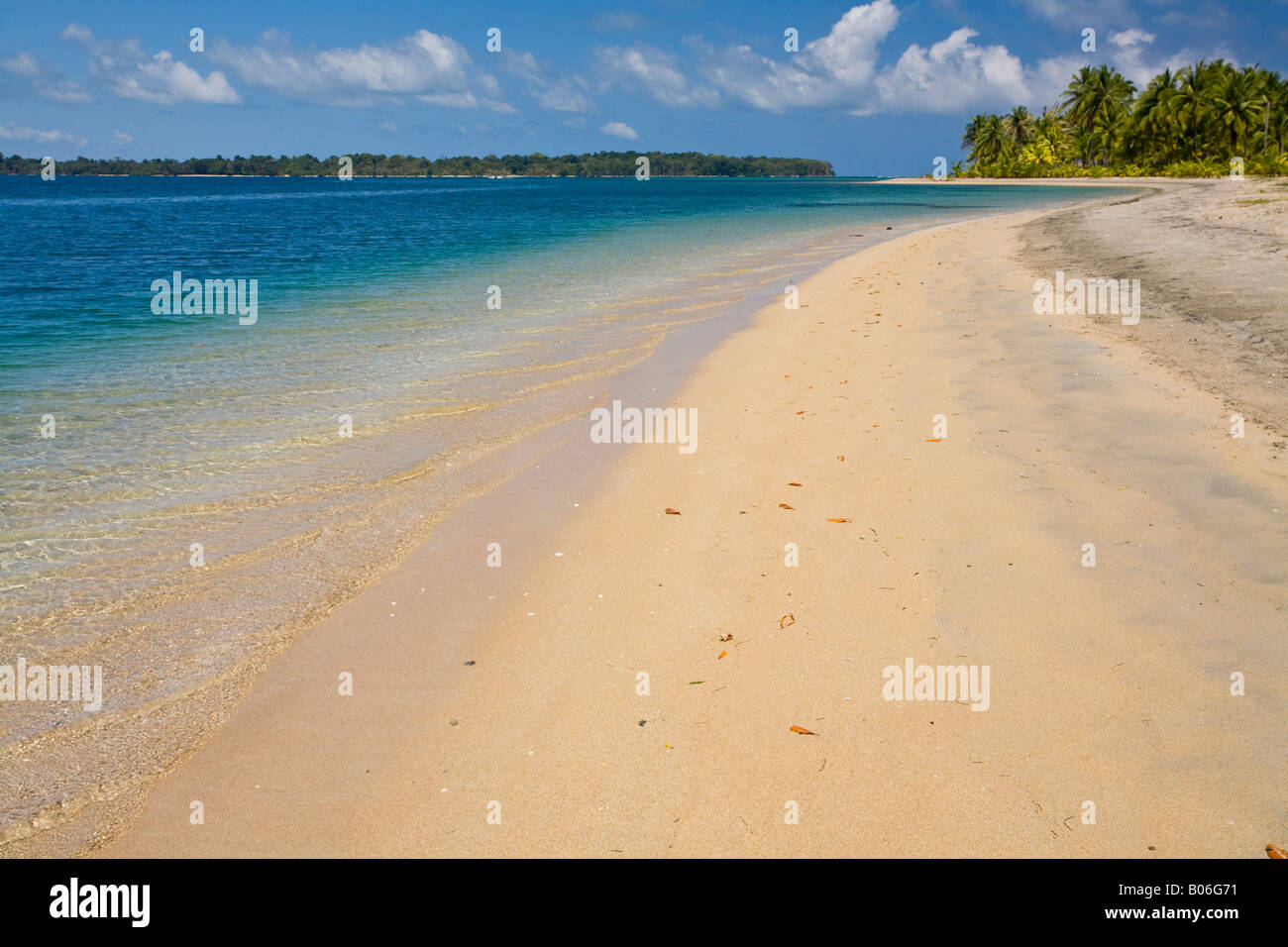 Panama, Bocas del Toro, Province de l'île l'Île de Colon (Colon) Star Beach Banque D'Images