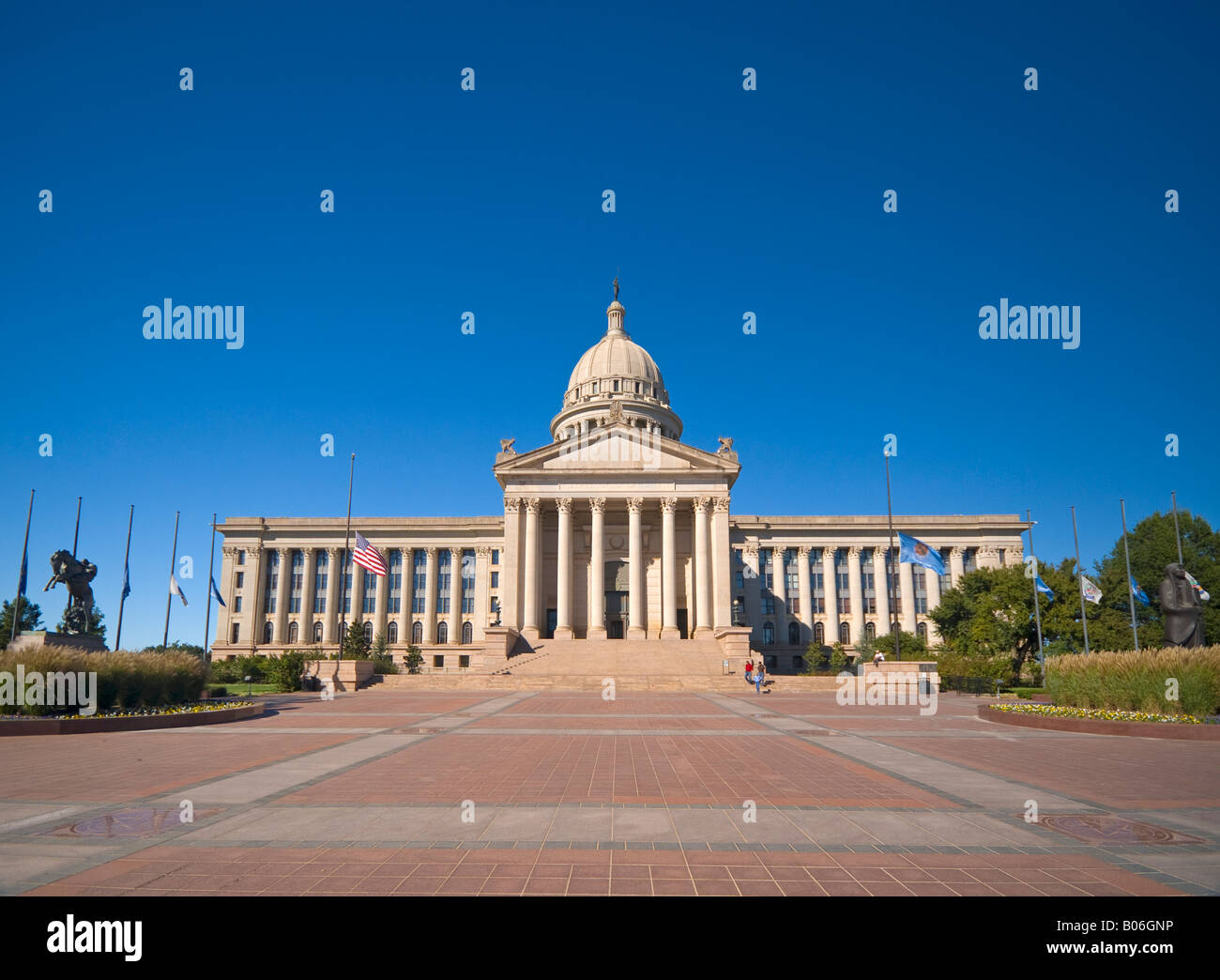 USA, Ohio, Oklahoma City, Oklahoma State Capitol Building Banque D'Images