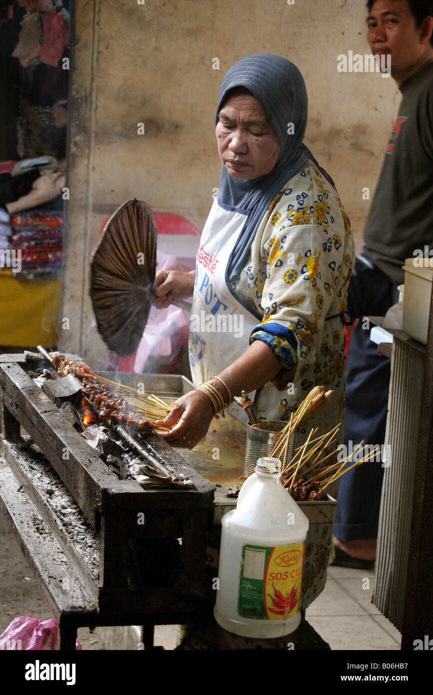 Marché de Chow Kit à Kuala Lumpur, Malaisie Banque D'Images