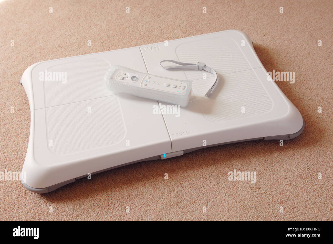 Une nintendo wii fit balance board Banque D'Images