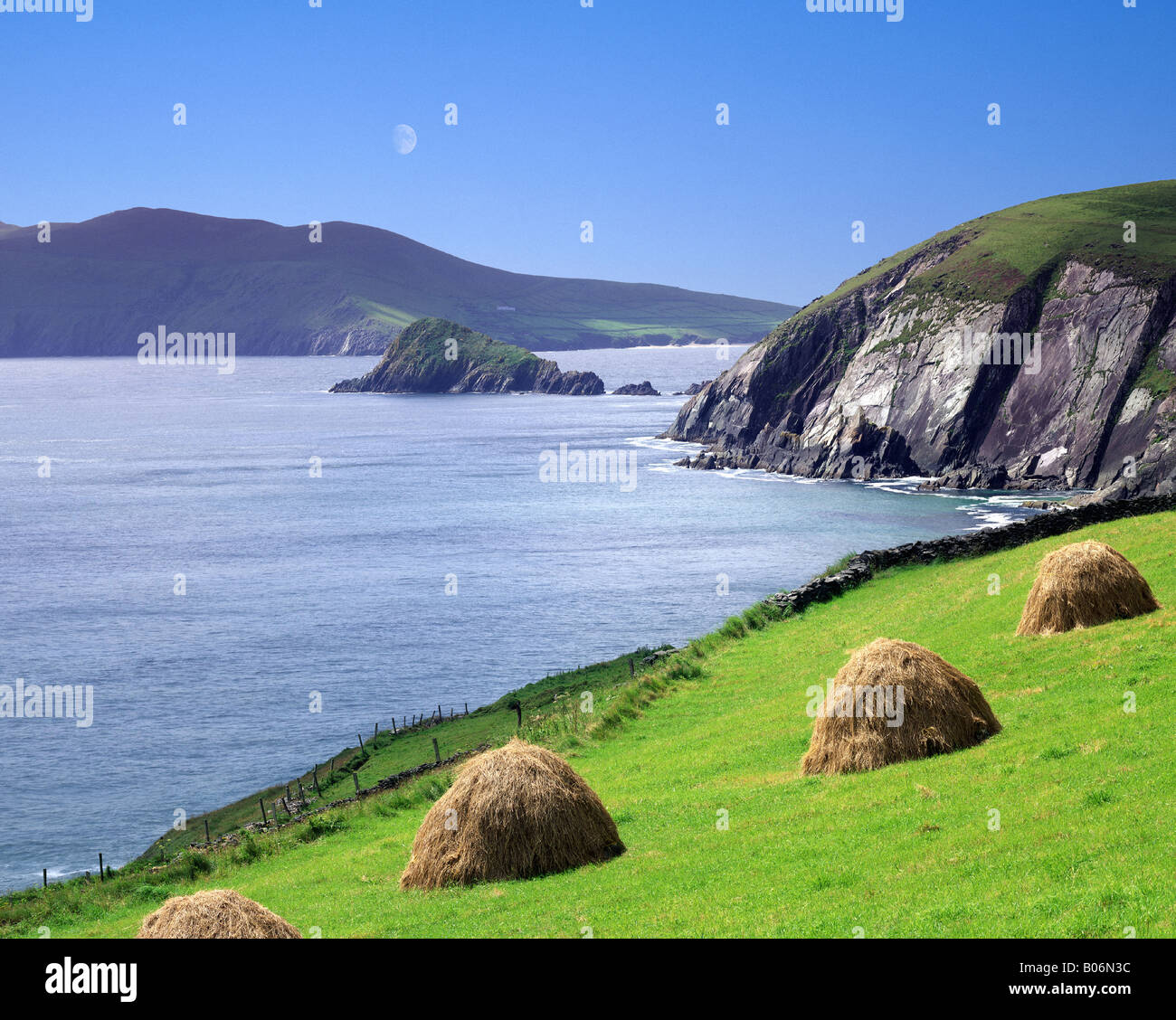 IE - CO.KERRY : Slea Head sur la péninsule de Dingle (Anneau du Kerry) Banque D'Images