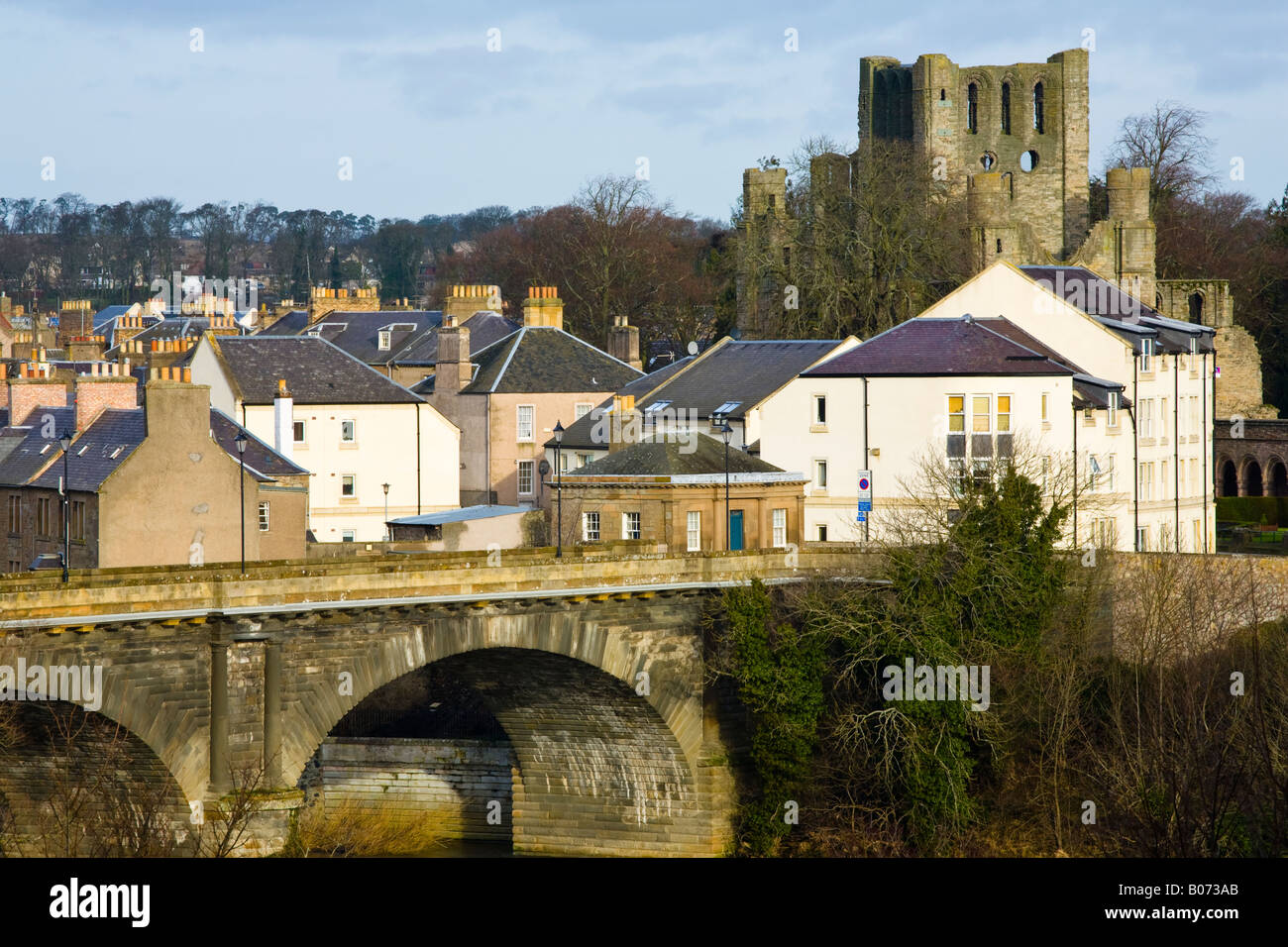 L'Ecosse Scottish Borders Kelso en regardant vers la ville de Seattle à partir de la vue du millénaire Banque D'Images