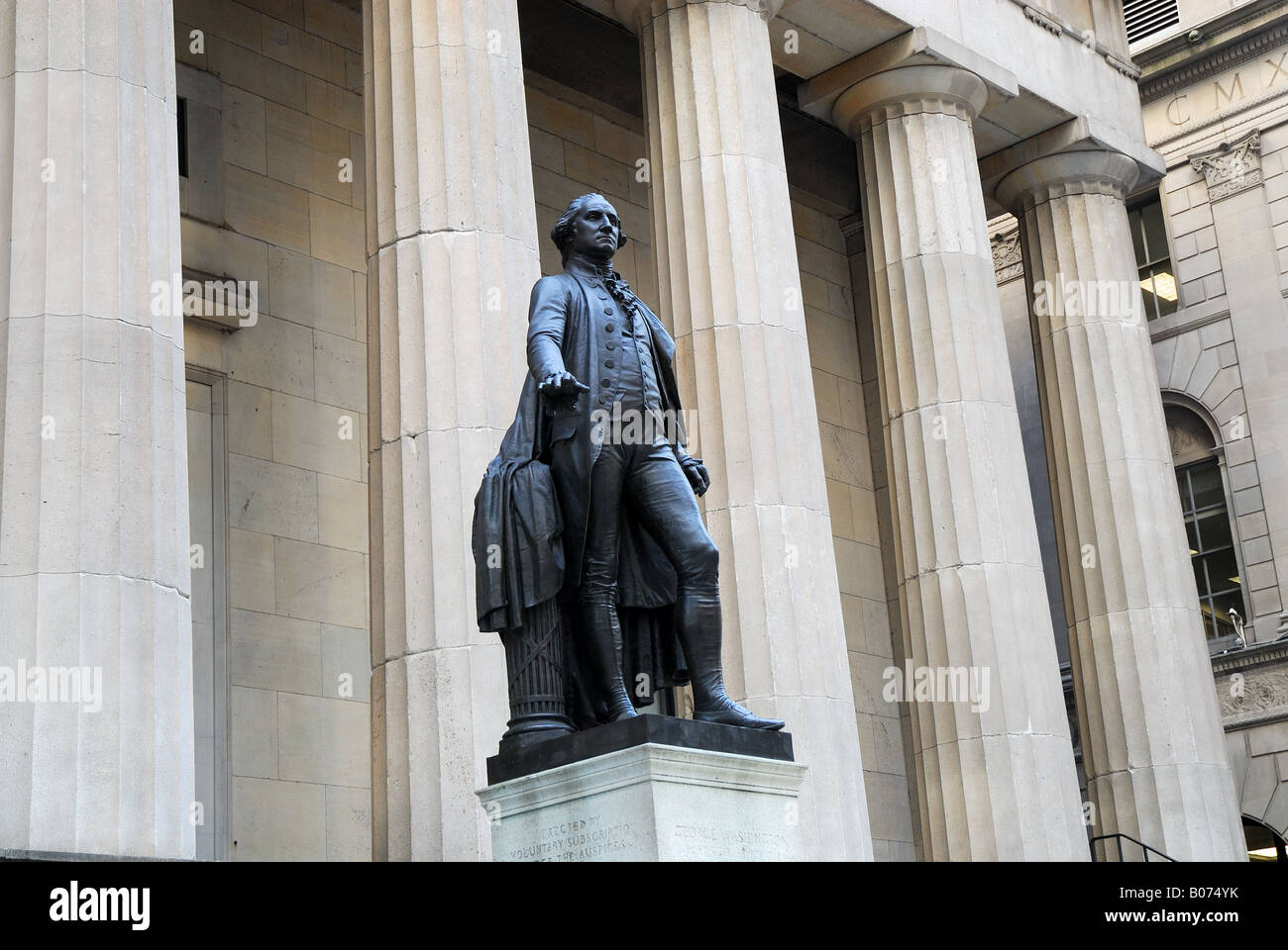 Statue de George Washington Banque D'Images