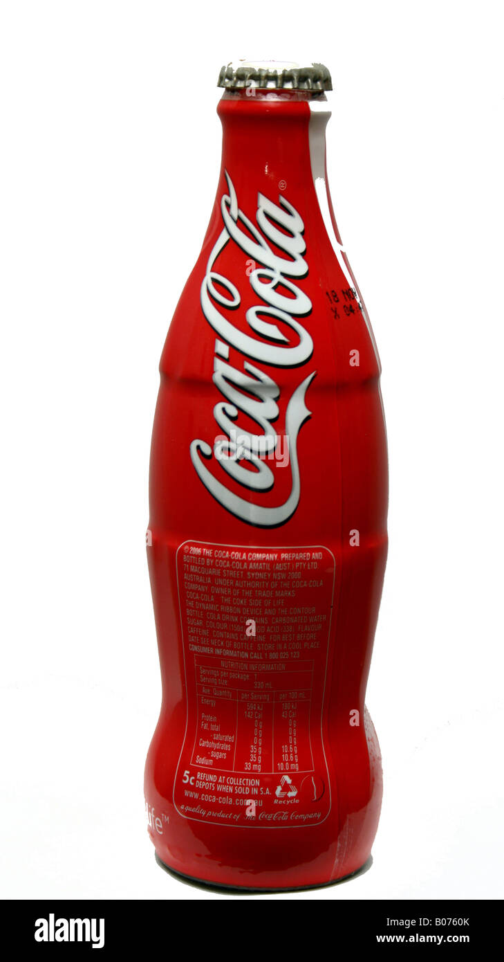 Cola Rouge Bouteille de coca cola rouge Banque de photographies et d’images à ...