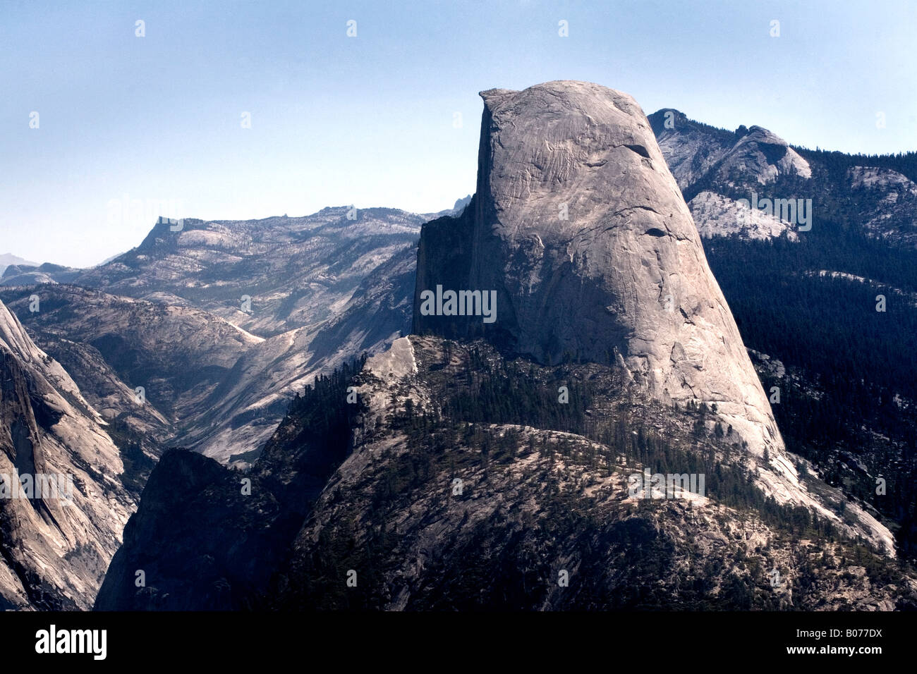 Demi Dôme de Glacier Point, Yosemite en Californie Banque D'Images