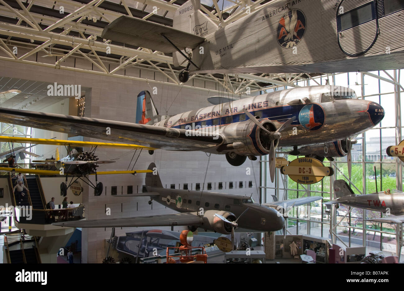 L'affichage à la National Air and Space Museum de Washington, DC Banque D'Images