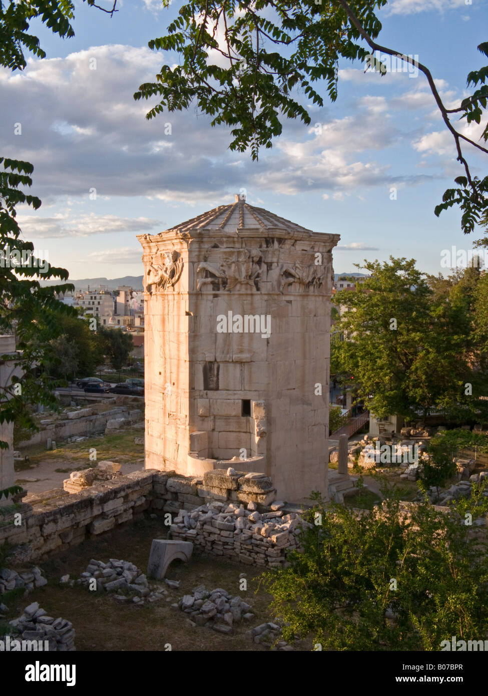 Tour des Vents, Athènes, Grèce Banque D'Images