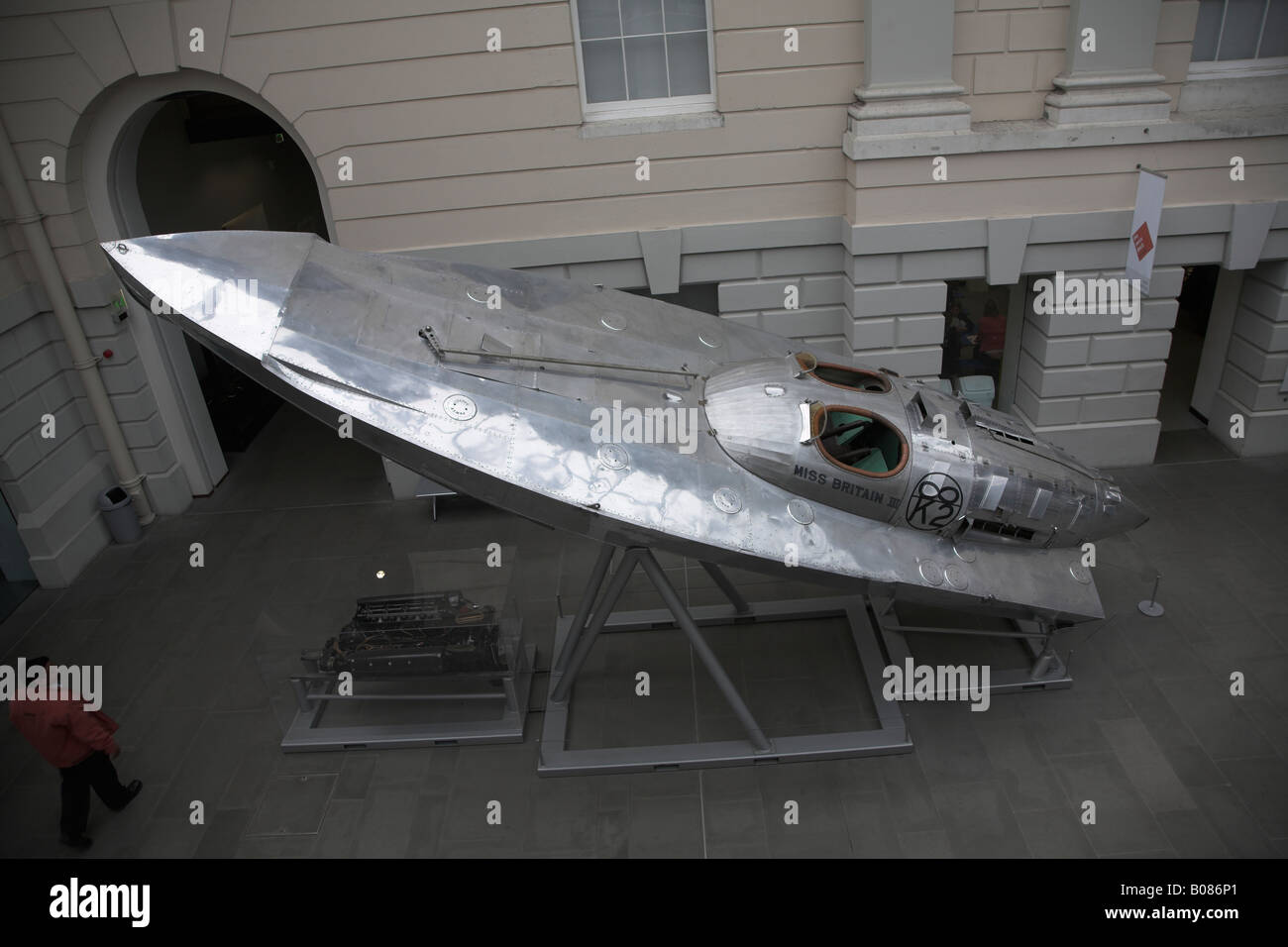 Miss Bretagne III bateau de pouvoir National Maritime Museum, Greenwich, London England Banque D'Images