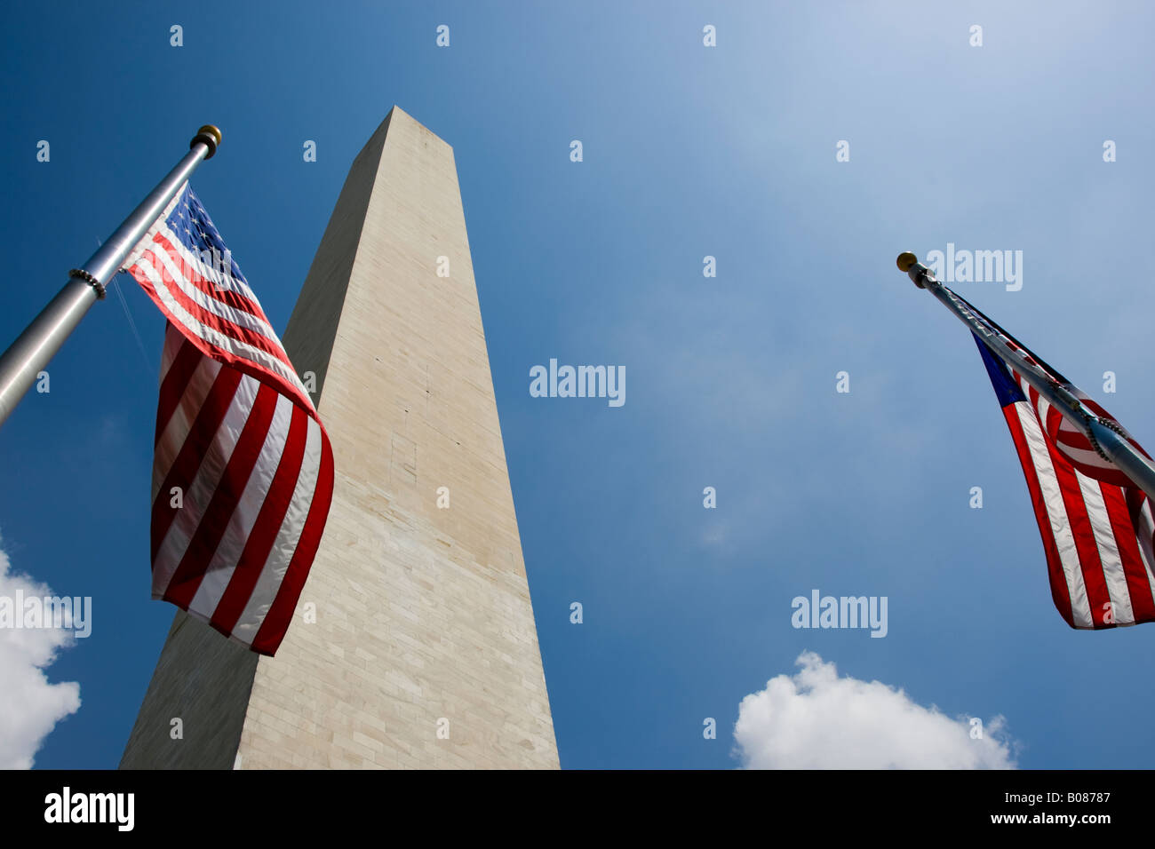 Le Monument de Washington à Washington, DC Banque D'Images