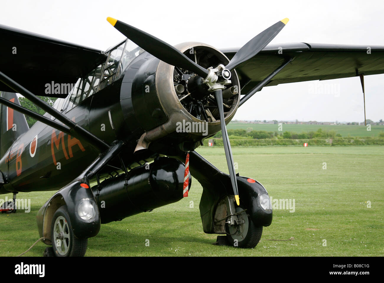 WESTLAND LYSANDER, WW2,AVIONS SHUTTLEWORTH Banque D'Images