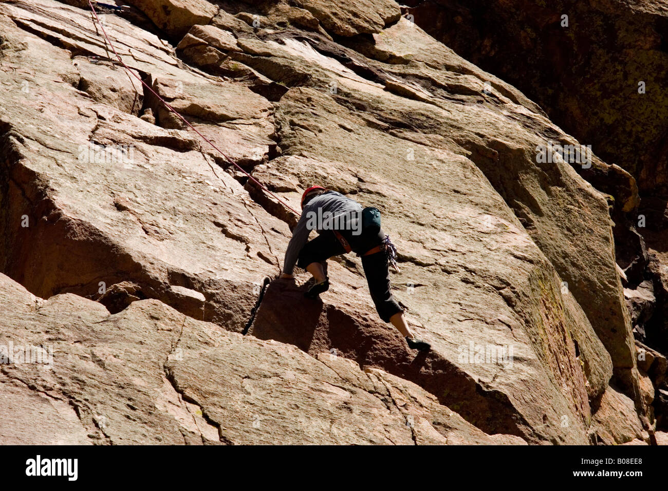 Mountain Climber Banque D'Images