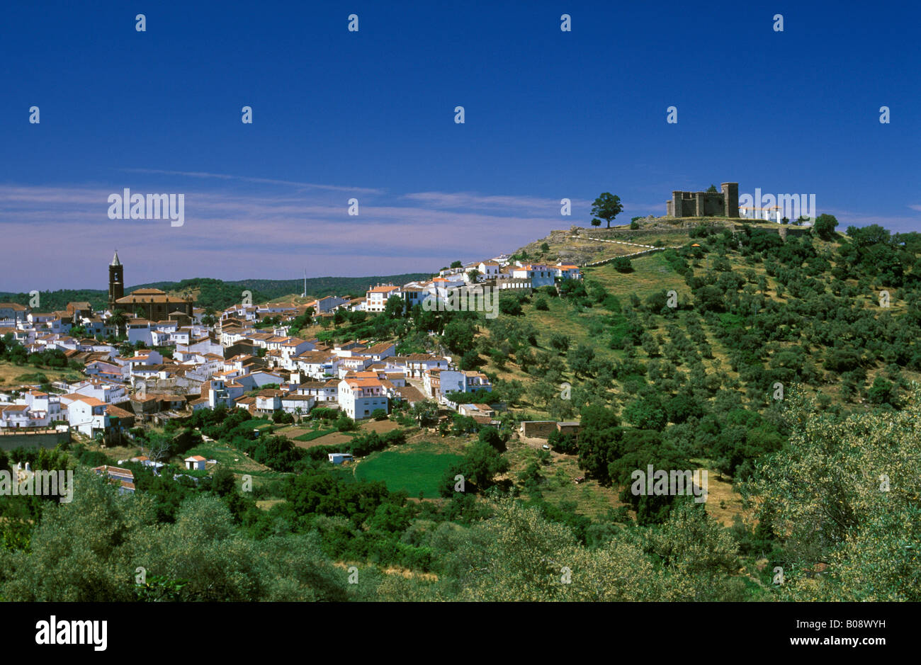 Cortegana, Sierra de Aracena, Provinz Huelva, Andalousie, Espagne Banque D'Images