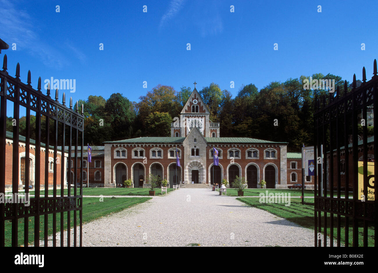 Bad Reichenhall Spa, des bains salins ancienne, région de Berchtesgaden, Oberbayern (Haute-Bavière), l'Allemagne, de l'Europe Banque D'Images