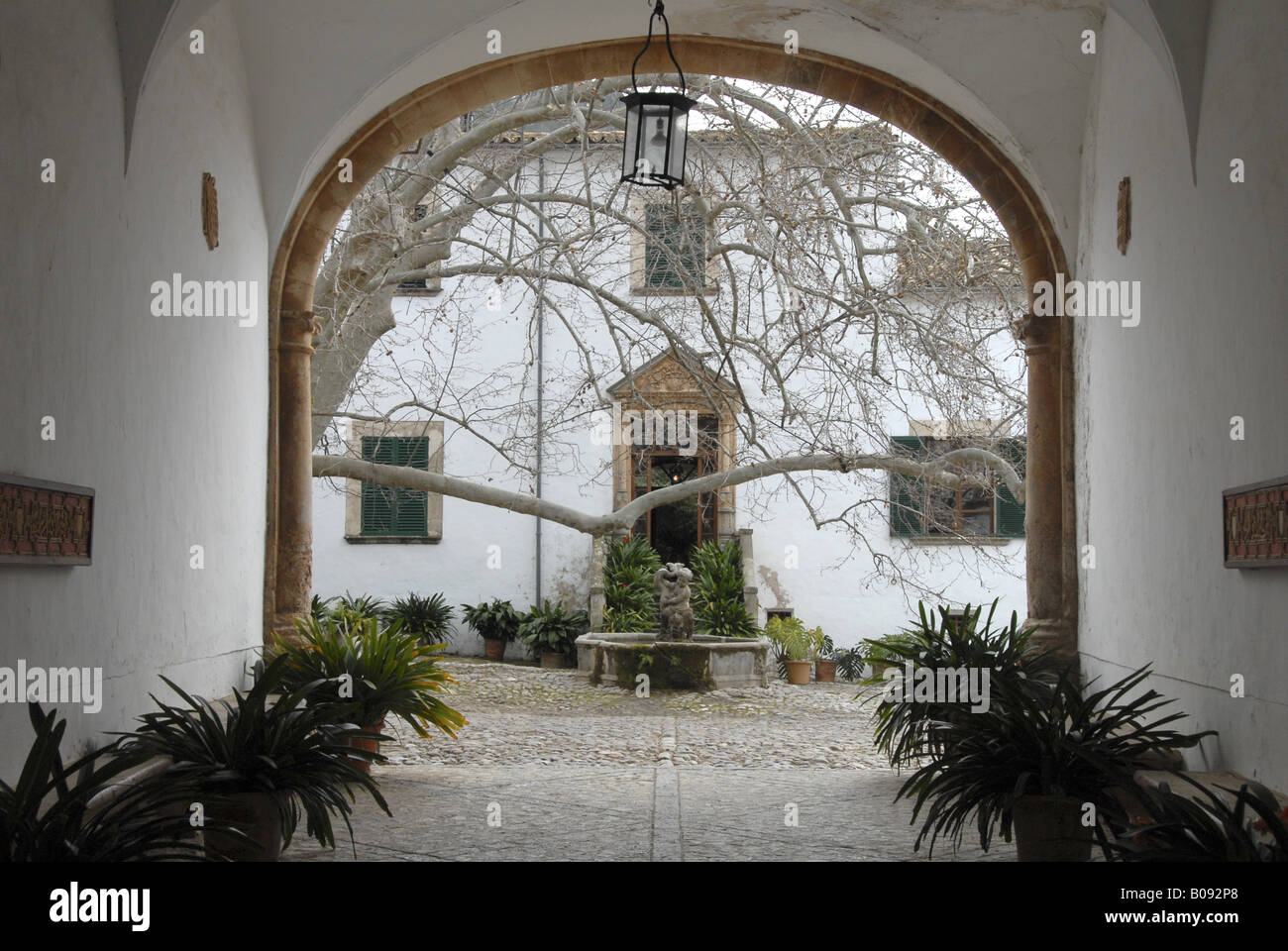 Jardines de Alfabia, jardin d'arabie, l'Espagne, Majorque Banque D'Images