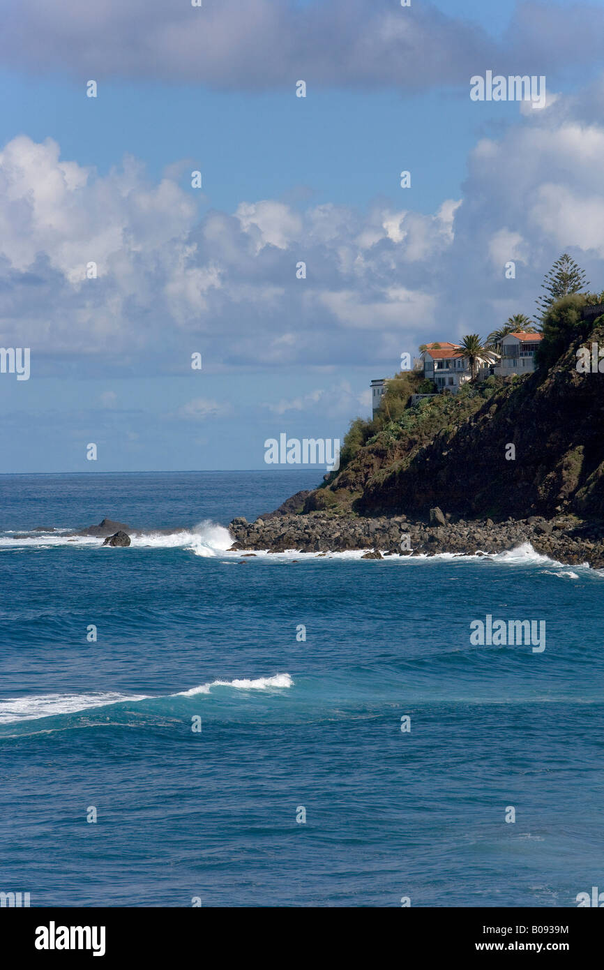 Playa del Socorro Beach sur la côte nord de Tenerife, Canaries, Espagne Banque D'Images