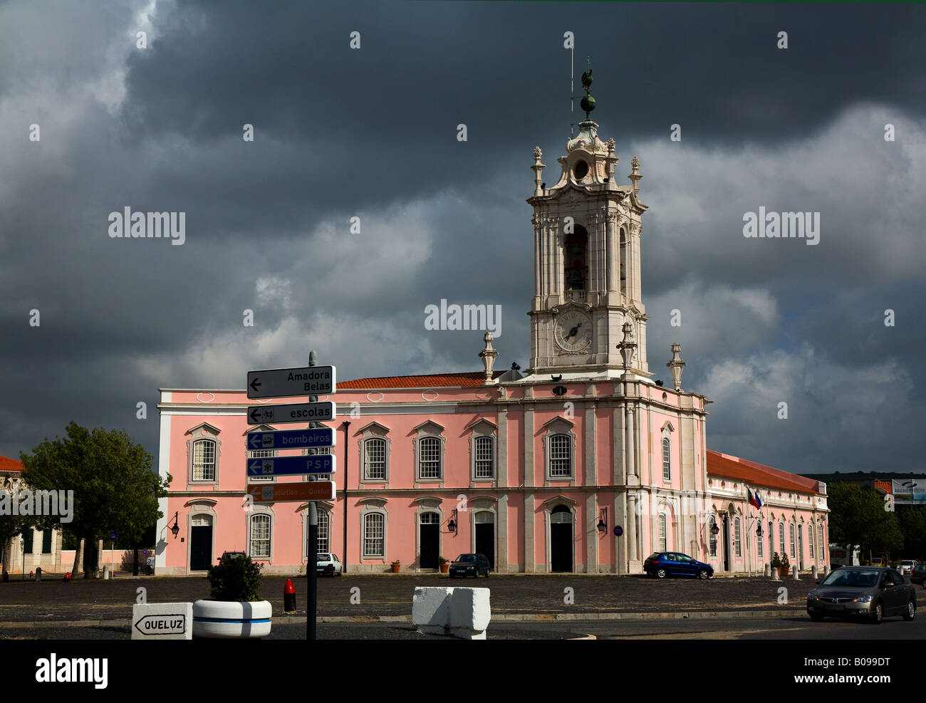 Pousada de Queluz, Lisbonne, Palais de Queluz, connu comme le Versailles portugais. Banque D'Images